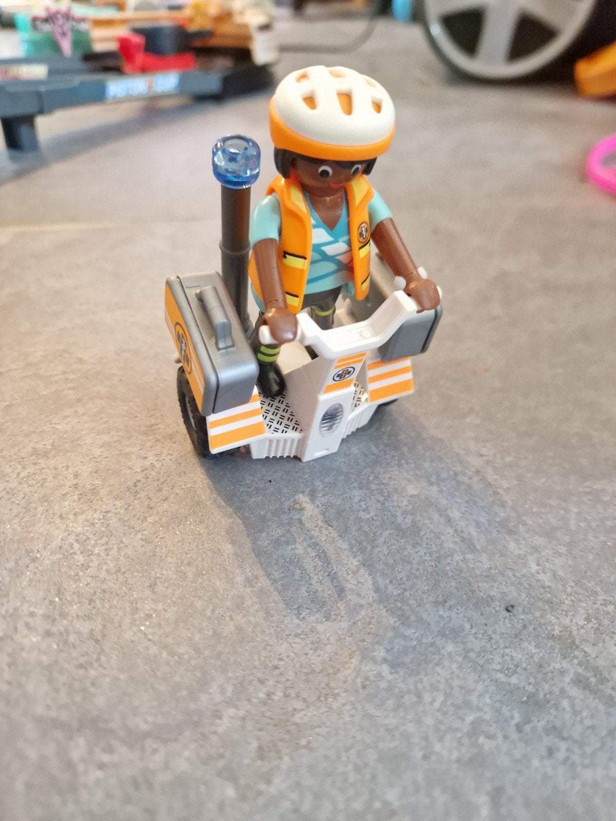 Playmobil Segway met figuur en accessoires, Ophalen of Verzenden, Zo goed als nieuw