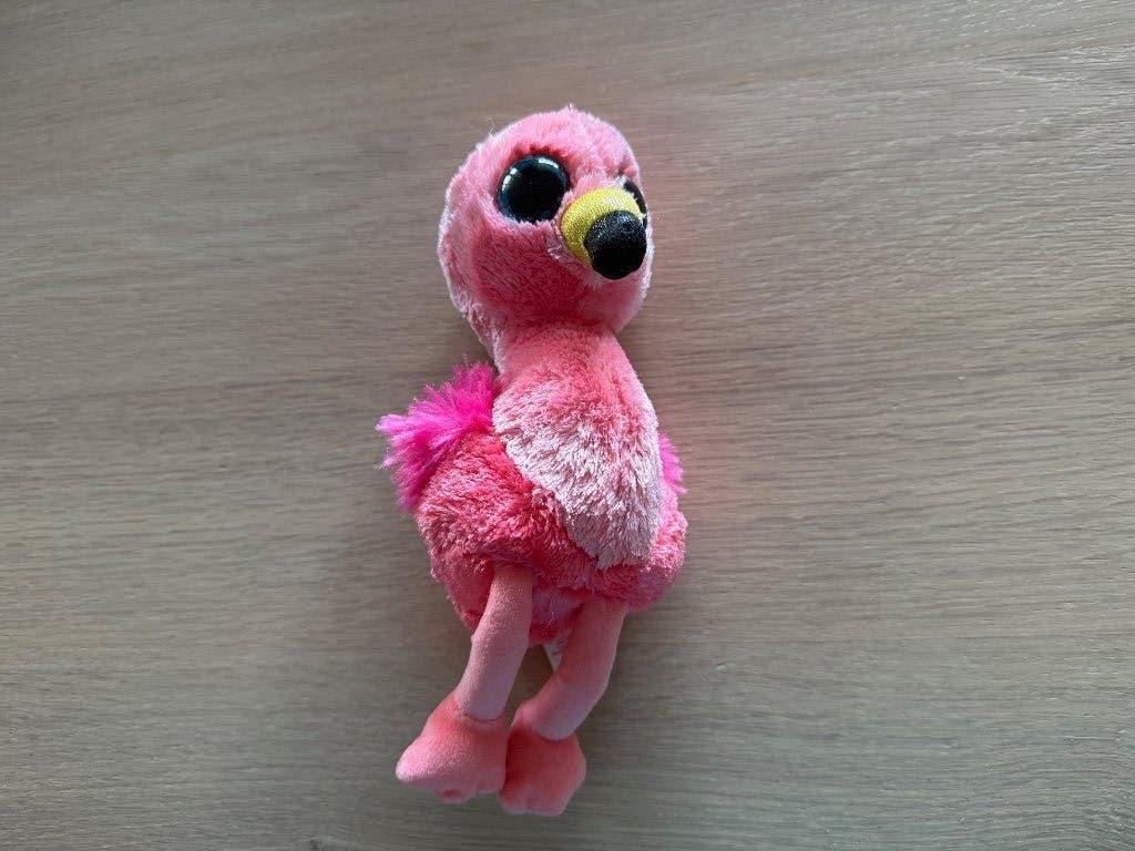 Ty Beanie Buddy Gilda Flamingo 24 cm nette staat, Ophalen of Verzenden, Zo goed als nieuw, Overige typen