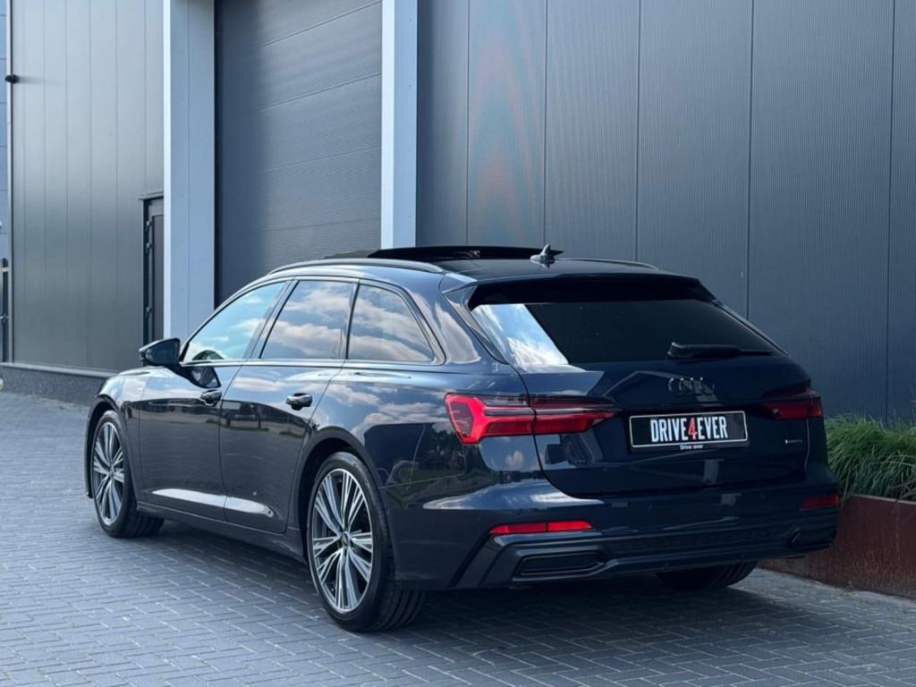 Audi A6 Avant 3.0 V6 55 TFSI 3x S line BTW FULL PANO NAVI CA, Auto's, Automaat, Gebruikt, 2995 cc, Blauw