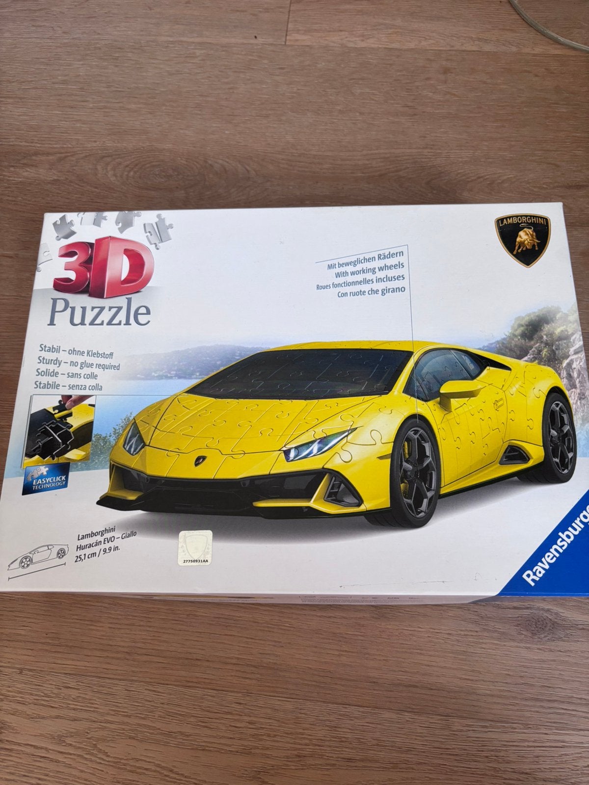 3D puzzle Lamborghini Huracan EVO, Overige merken, Auto, Groter dan 1:32, Ophalen of Verzenden
