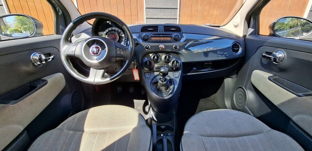 Fiat 500 1.2 Lounge | Airco | Panoramadak | Parkeersensoren, Voorwielaandrijving, Euro 5, Stof, Gebruikt