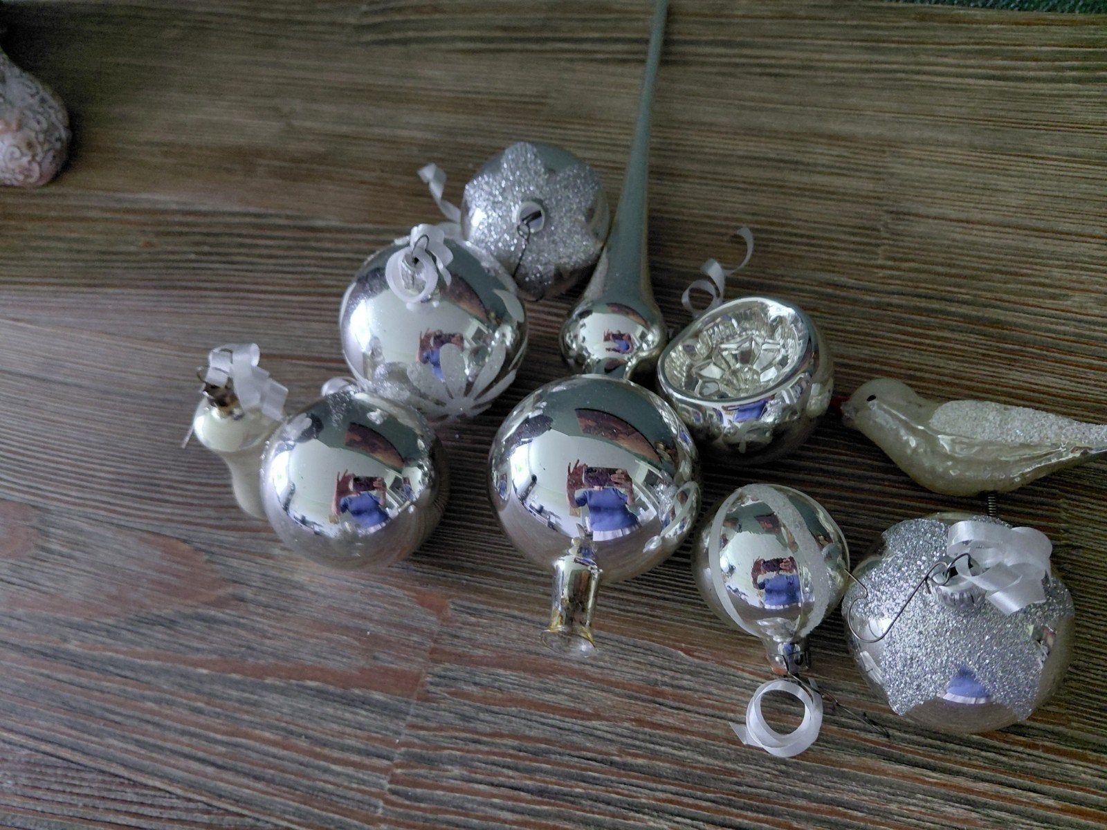 Te koop oude glazen kerstballen, Diversen, Kerst, Ophalen