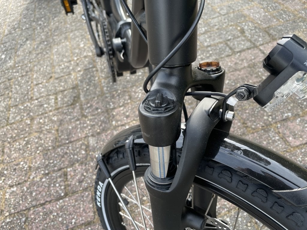 Foto 5 van DEVRON elektrische vouwfiets dames heren DEMO model op=op!