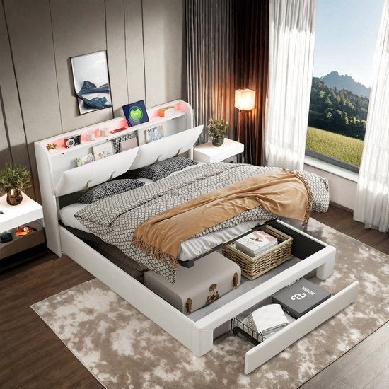 Tweepersoonsbed – Bed – Ledikant – Boxspring – Slaapbank, Corvance B.V., Verzenden, Nieuw, Corvancebol@gmail.com