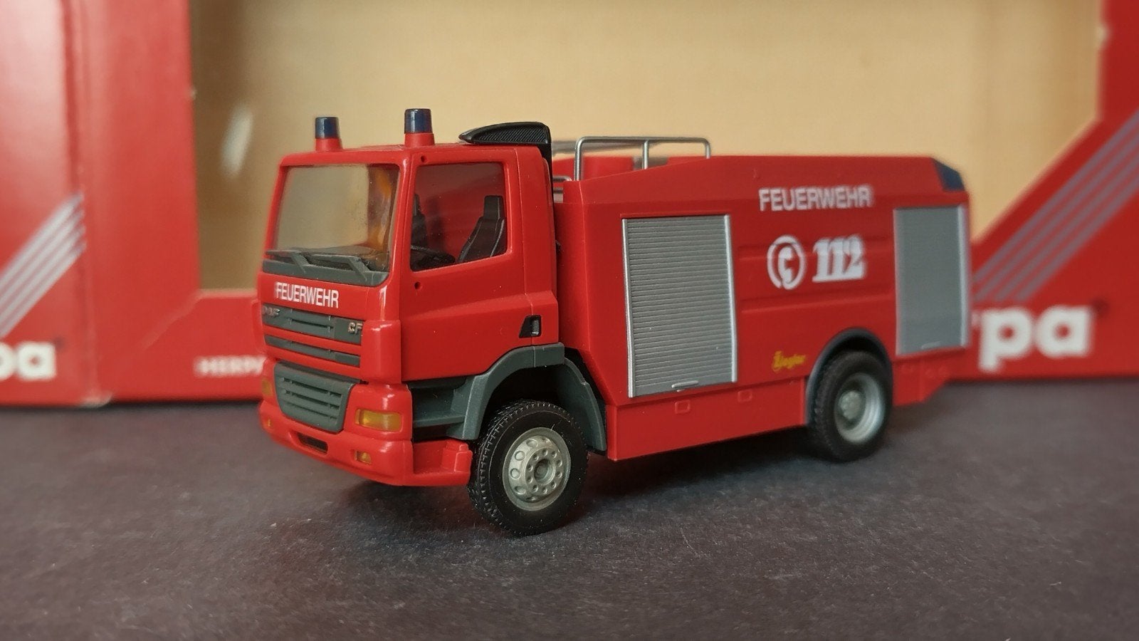 Daf CF Feuerwehr Materiaalwagen 1:87 Herpa Pol, Hobby en Vrije tijd, Verzenden, ., Nieuw, Herpa