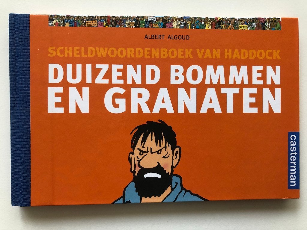Duizend bommen en granaten, Albert Algoud, Verzenden, Eén stripboek, Zo goed als nieuw