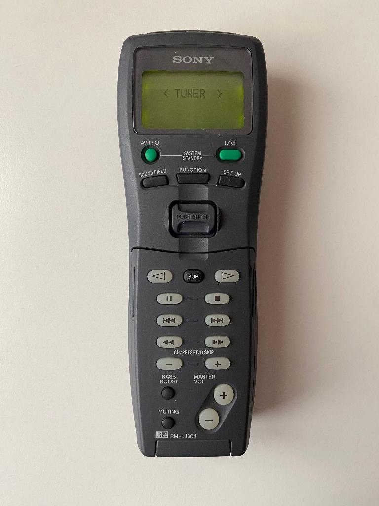 Sony RM-LJ304 (remote commander), Ophalen of Verzenden, Zo goed als nieuw, Origineel, Receiver of Versterker