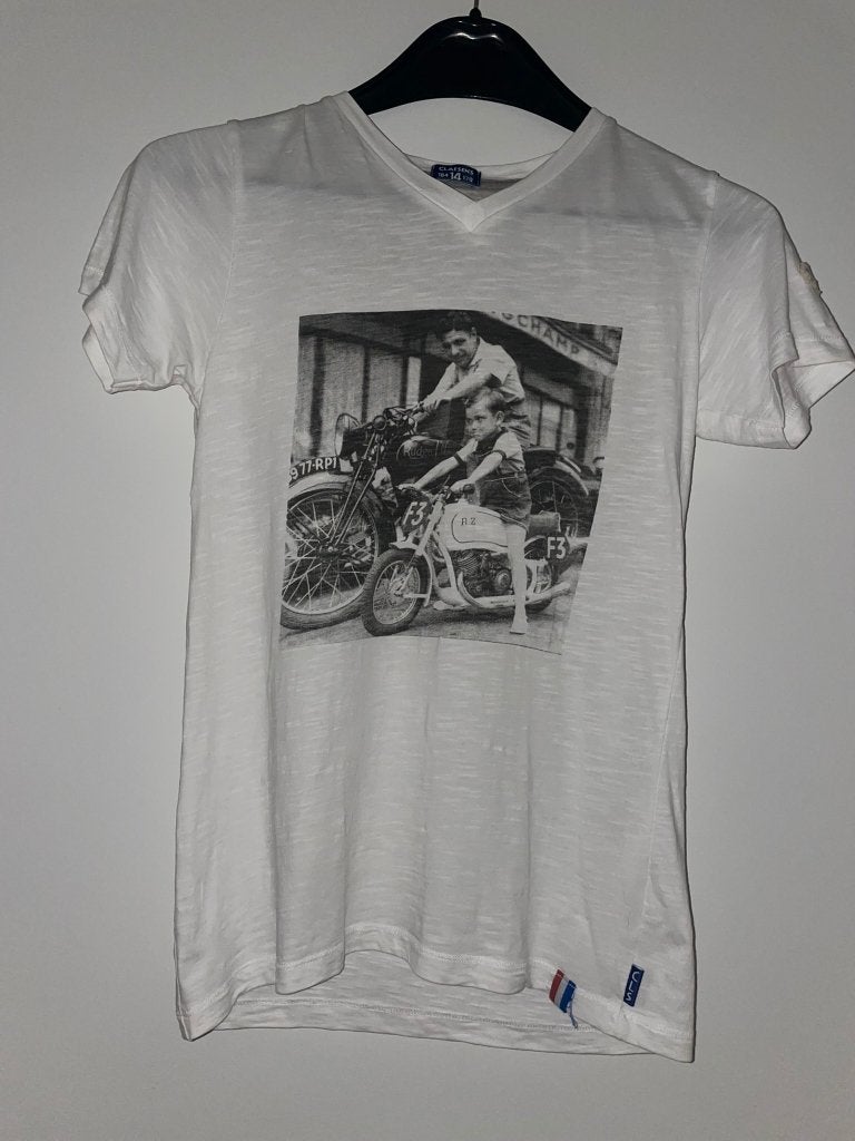 Claesen’s tshirt shirt motor 164 170 wit witte, Claesens, Gebruikt, Verzenden, Shirt of Longsleeve