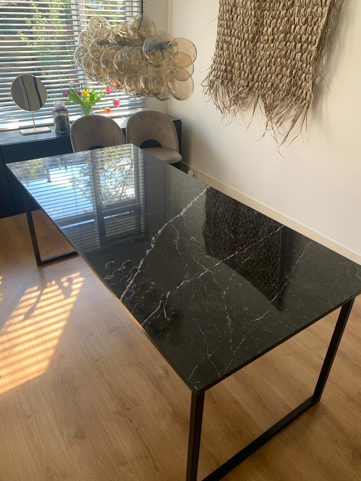 Echt marmeren tafel van Aime Té, Ophalen