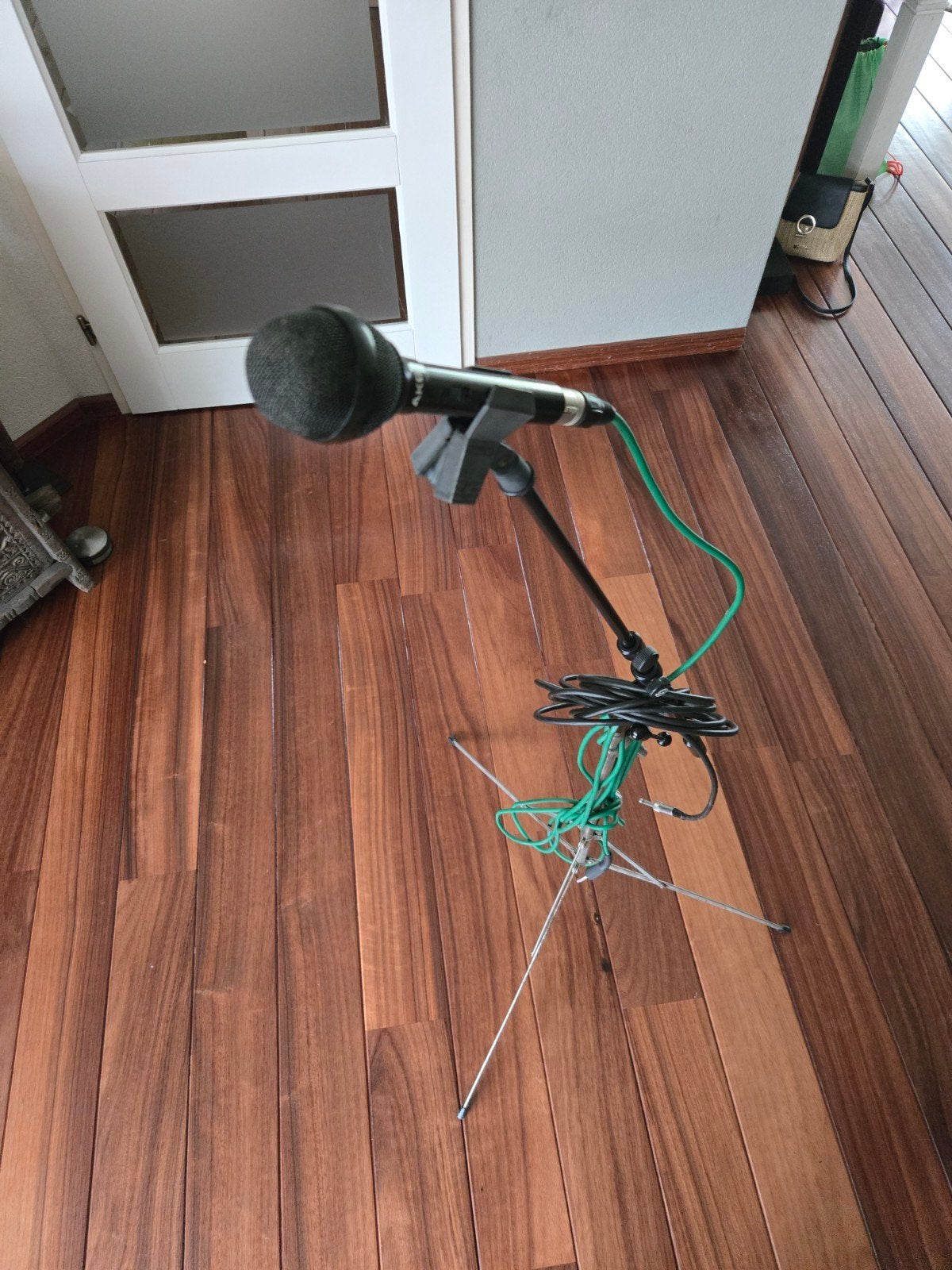 Microfoonset: Vintage AKG D80 + K&M Standaard & Kabels, Ophalen of Verzenden