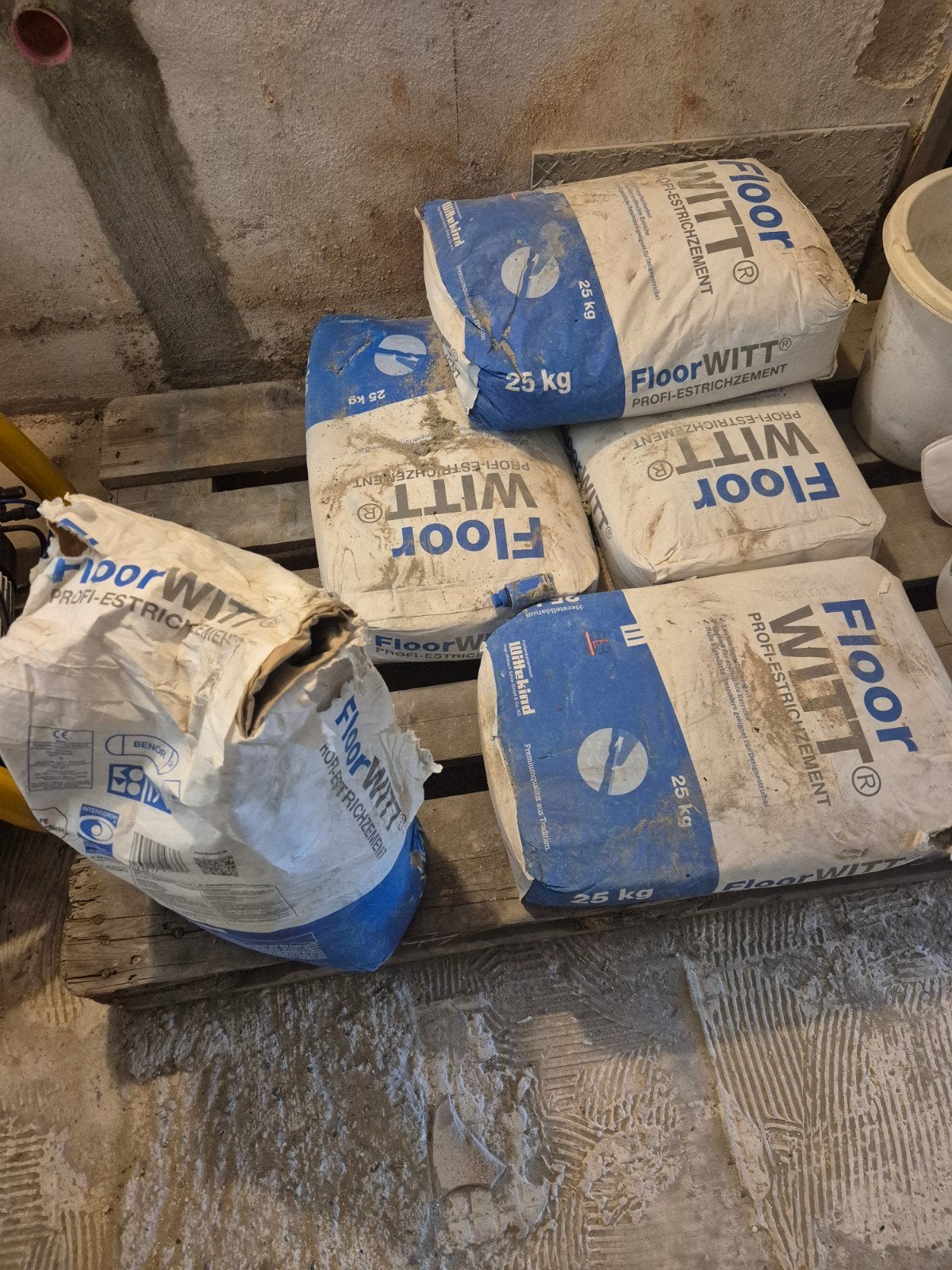 Cement, Ophalen, Nieuw