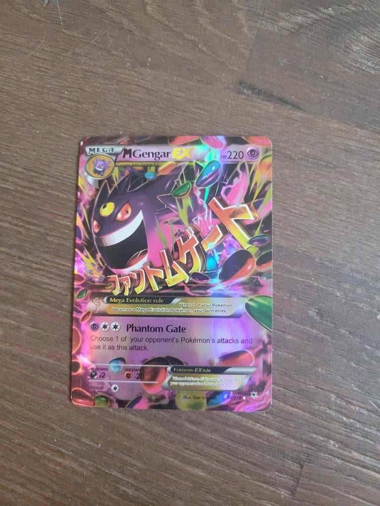 M gengar ex pokemonkaart, Ophalen of Verzenden