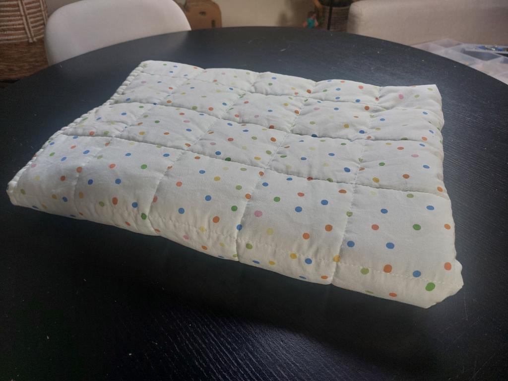 Ella kinder verzwaringsdeken met vrolijke stippen, Ophalen of Verzenden, Zo goed als nieuw, 100 cm of meer, Deken