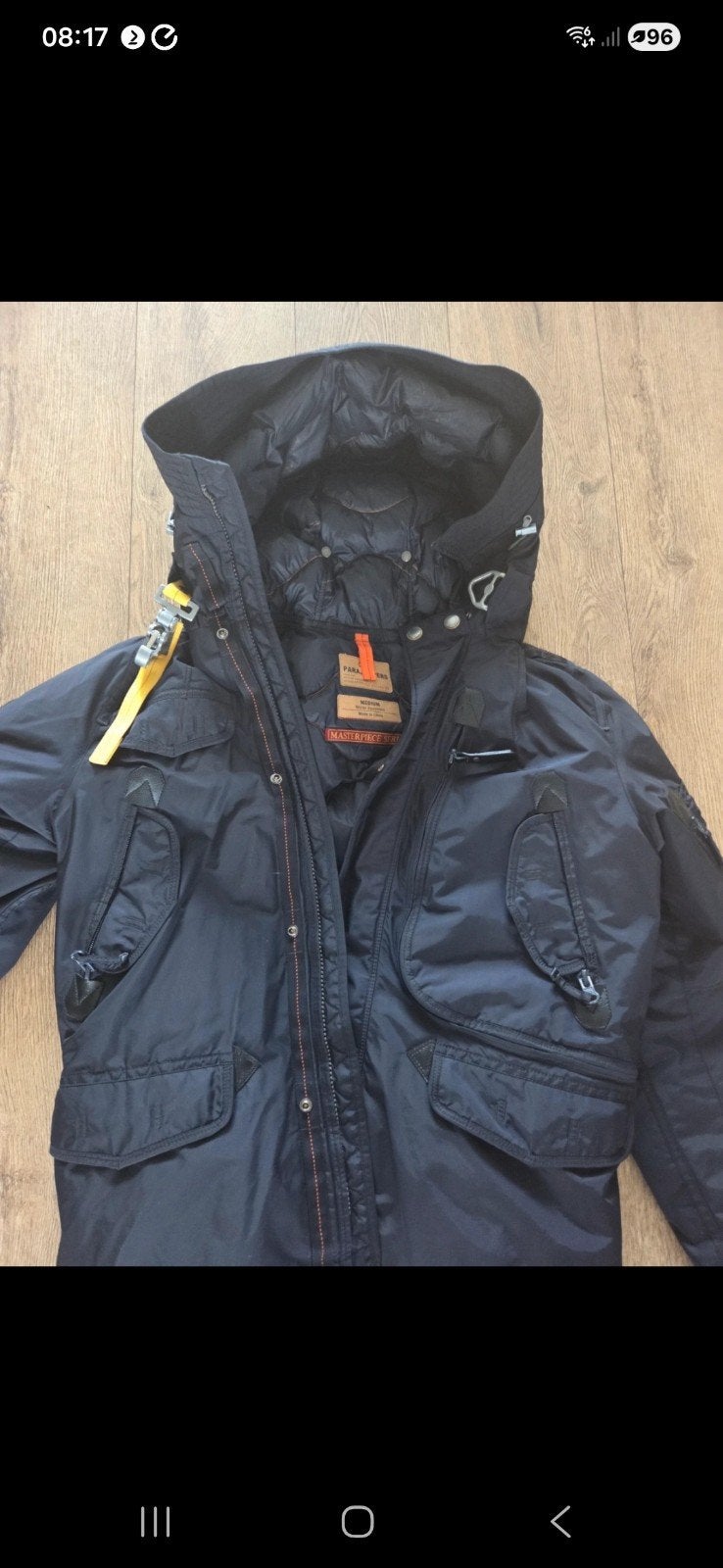 Parajumper heren jas maat M- Zo goed als nieuw, Blauw, Maat 56/58 (XL), Parajumpers, Ophalen of Verzenden