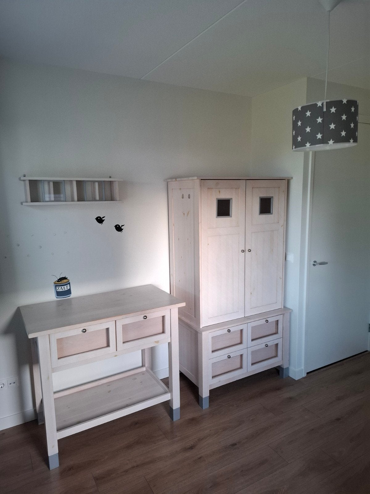 Complete Kinderkamer Meubels - White Wash, Ophalen, Gebruikt, Jongetje of Meisje