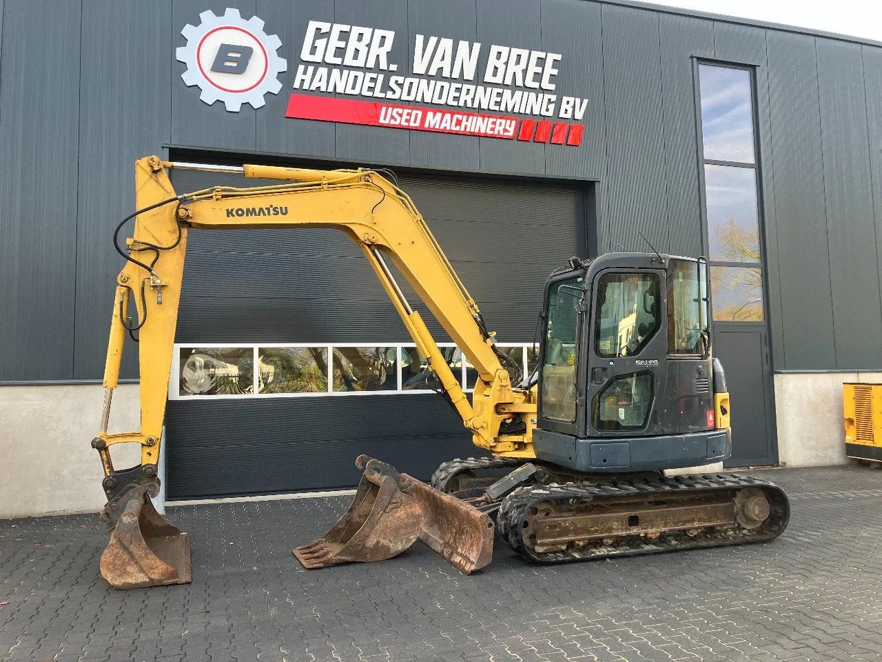 Komatsu PC88MR-6 graafmachine/midigraver (bj 2009), Graafmachine
