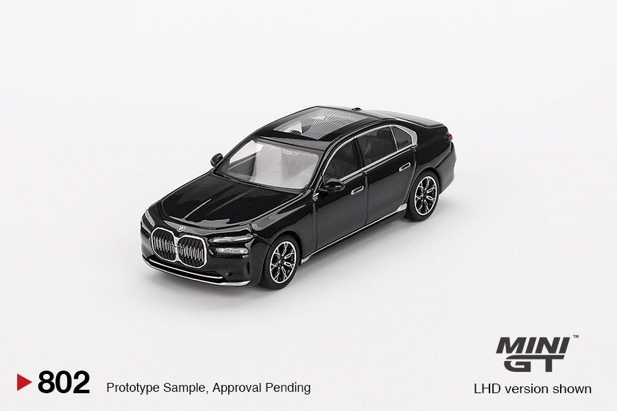 BMW i7 xDrive60 Black Sapphire 1:64 Mgt245, Verzenden, Nieuw, Auto