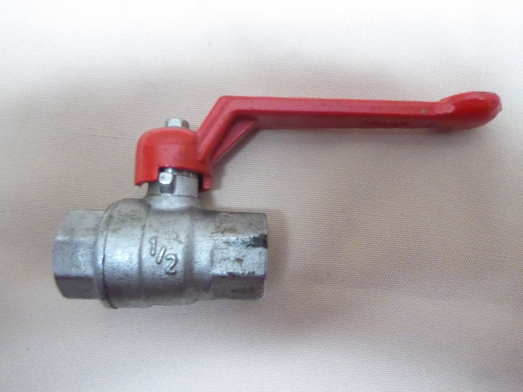 Kogelafsluiter Italy | 1/2" | in goede staat, Ophalen of Verzenden, Zo goed als nieuw