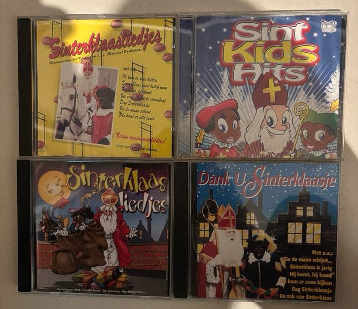 Sinterklaas CD's - 4 stuks - Sinterklaasliedjes, Cd's en Dvd's, Ophalen of Verzenden, 3 tot 5 jaar, Verzamelalbum, Muziek