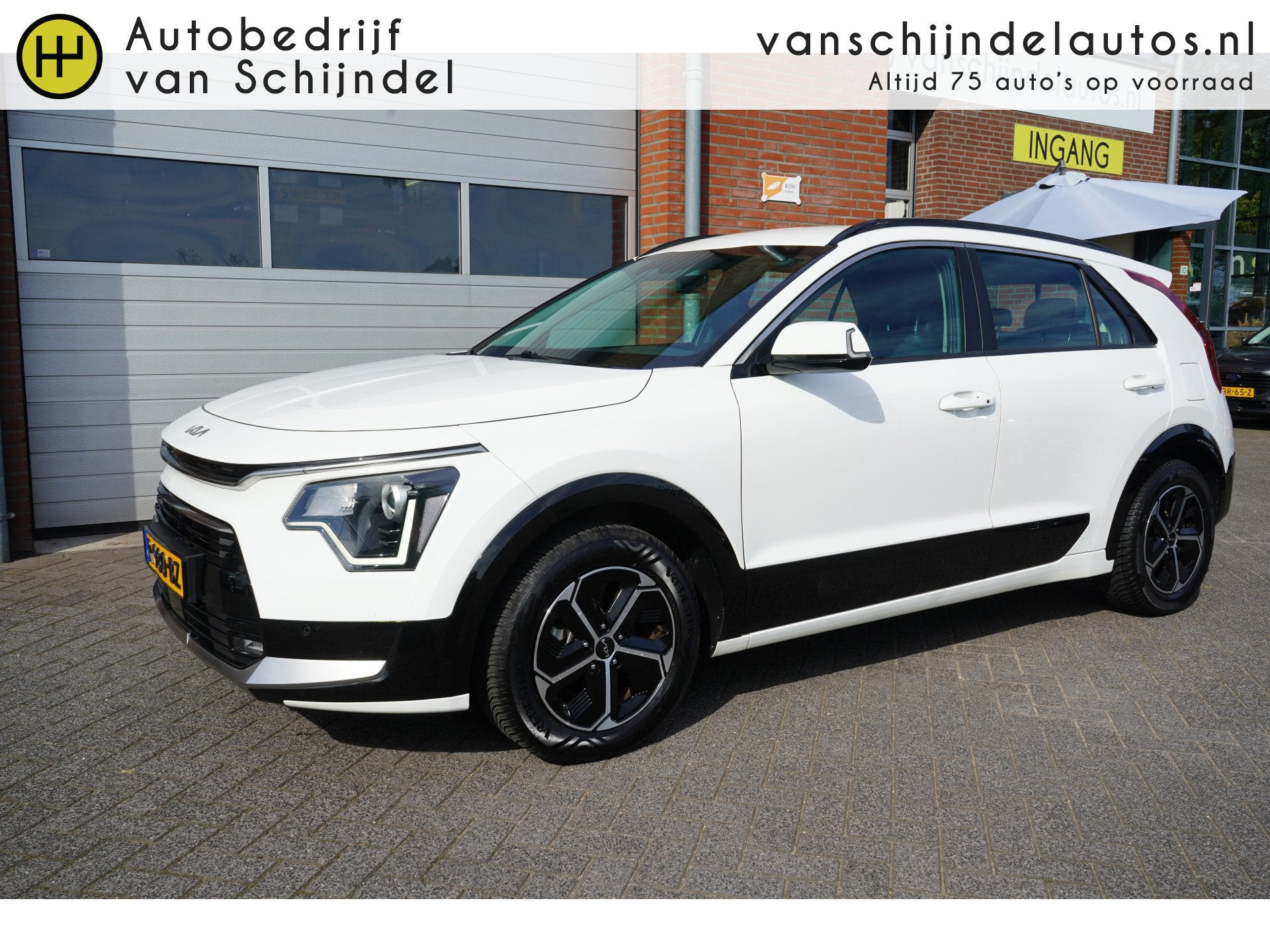 Kia Niro 1.6 GDI HYBRID EXECUTIVELINE NIEUW MODEL! ORIGINEEL, Gebruikt, Adaptive Cruise Control, Leder en Stof, Origineel Nederlands