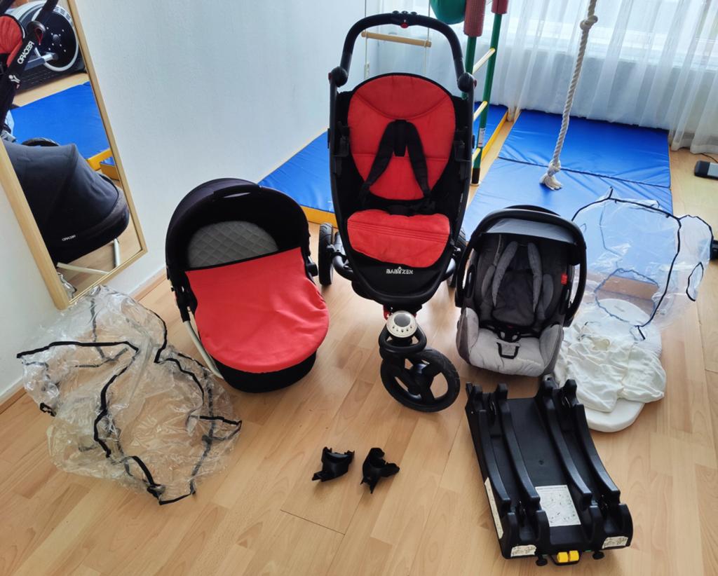 Babyzen RECARO Yoyo Combiwagen met autostoel en reiswieg, Gebruikt, Met autostoeltje, Combiwagen, Ophalen