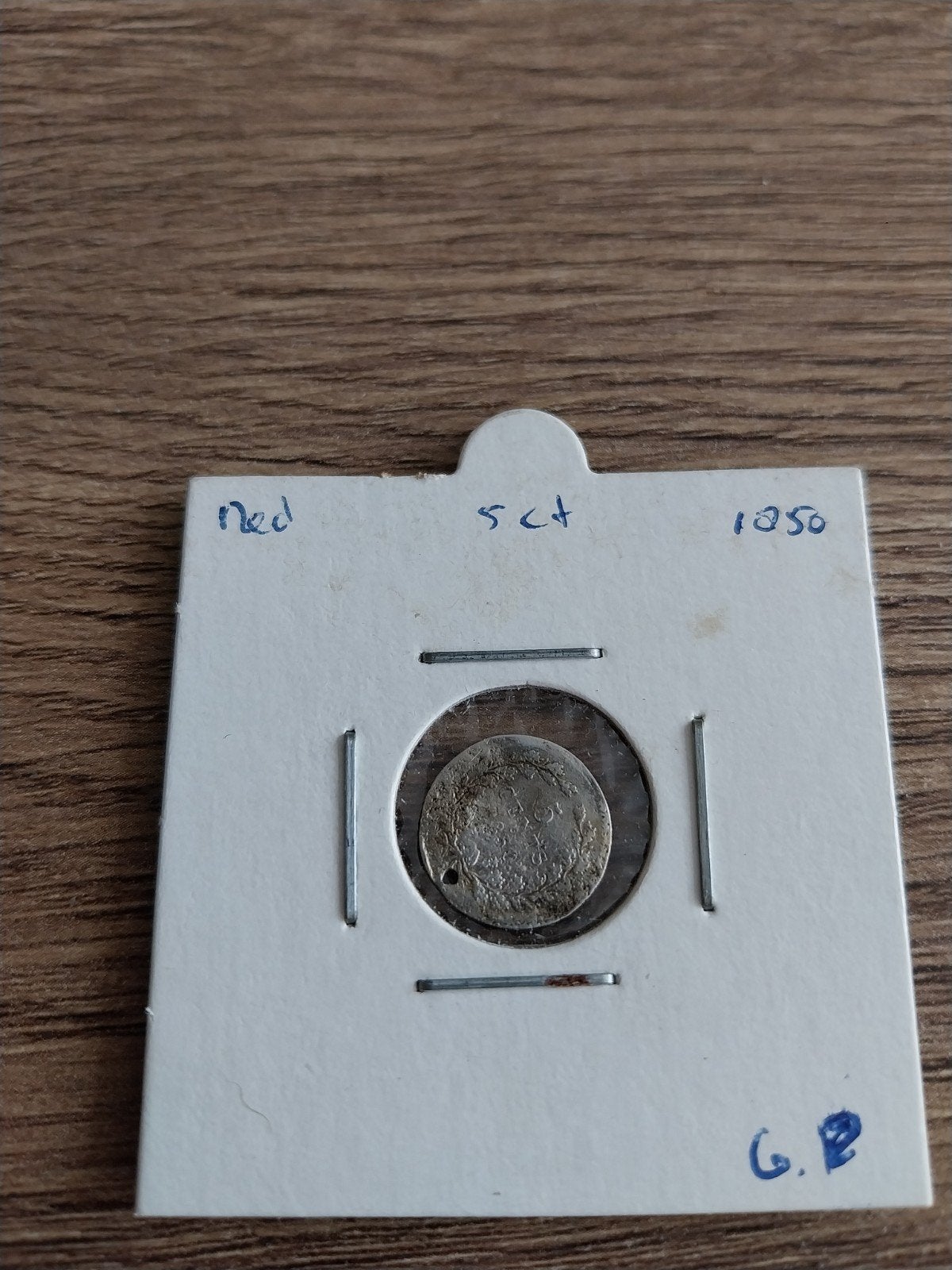 Nederlandse 5 cent munt uit 1850, Ophalen of Verzenden, Koning Willem III, 5 cent, Losse munt