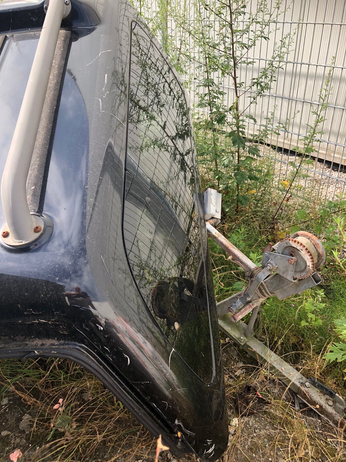 Nissan navara 2007 rear canopy needs glass, Ophalen, Nieuw, Nissan, Bumper