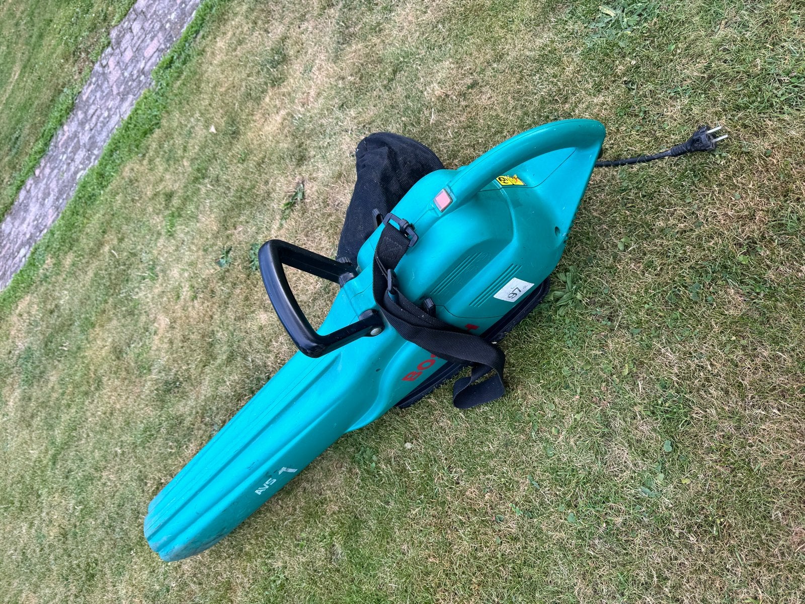 Bosch AVS 1 Bladblazer/Bladzuiger met Opvangzak, Gebruikt, Handgedragen, Ophalen of Verzenden, Met opvangzak