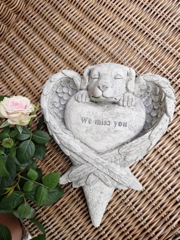 grafdecoratie voor een hond , beton, Tuin en Terras, Tuinbeelden, Ophalen of Verzenden, Atw, Atw, Nieuw