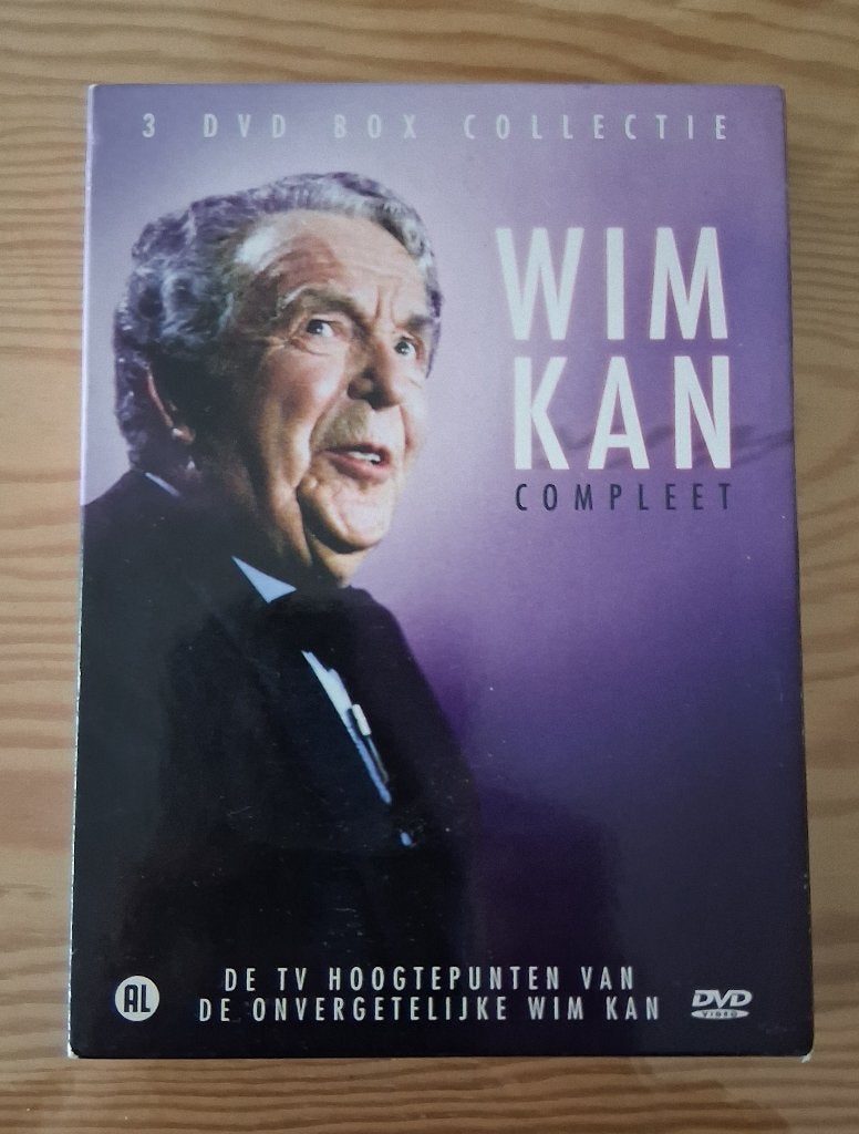 Wim Kan Compleet - 3 DVD Box Collectie (2004), Cd's en Dvd's, Alle leeftijden, Zo goed als nieuw, Komedie, Ophalen of Verzenden