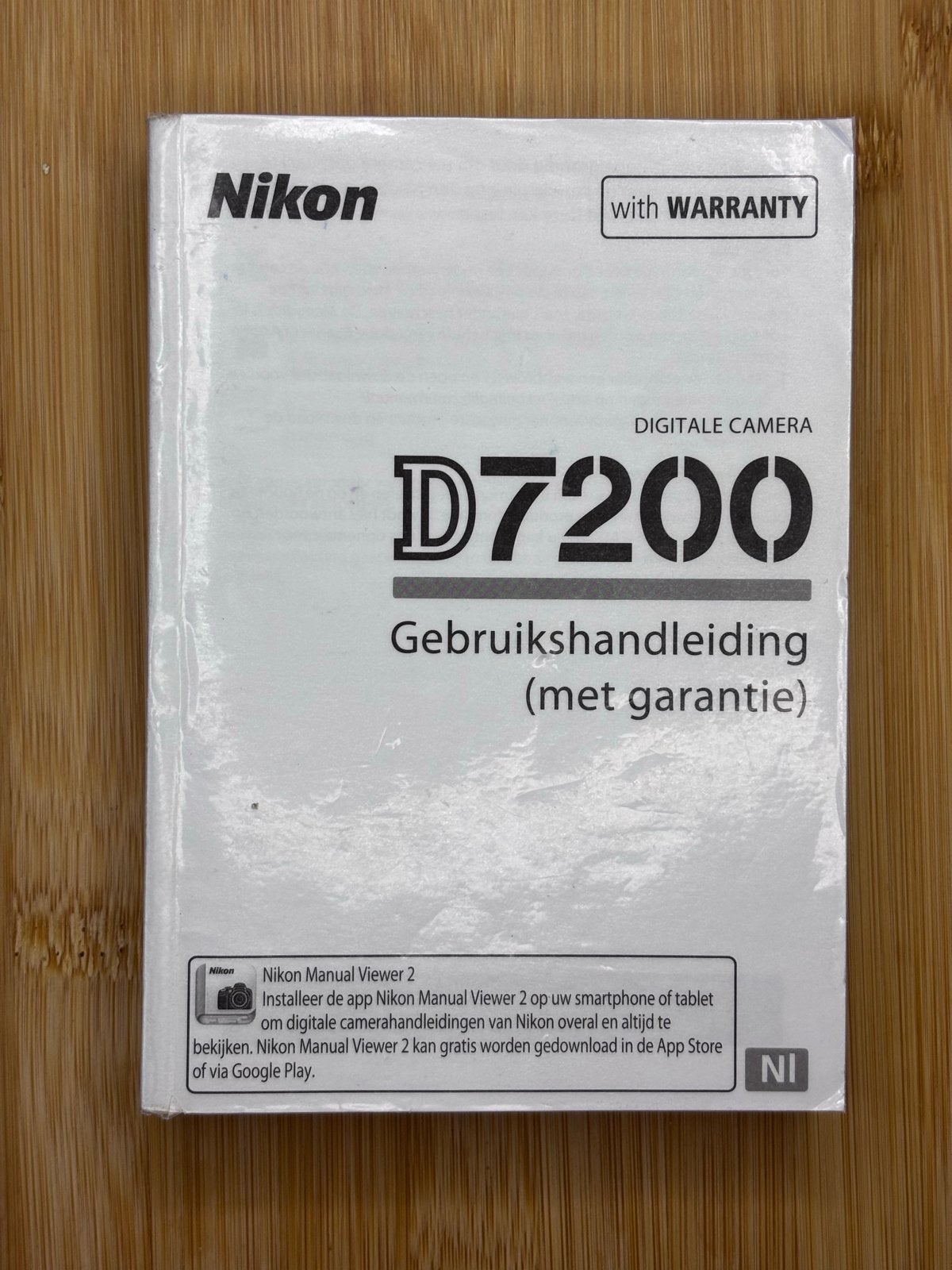 Nikon D7200 Gebruikershandleiding nederlandstalig, Audio, Tv en Foto, Ophalen of Verzenden, Nieuw, Nikon, Geen optische zoom
