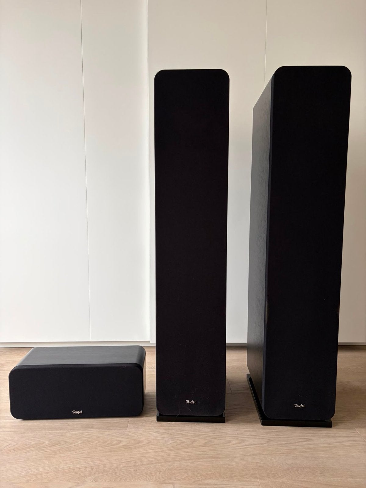 Teufel Ultima 40 MK2 speakerset met center speaker, Gebruikt, Speakerset, Ophalen, 150 watt of meer