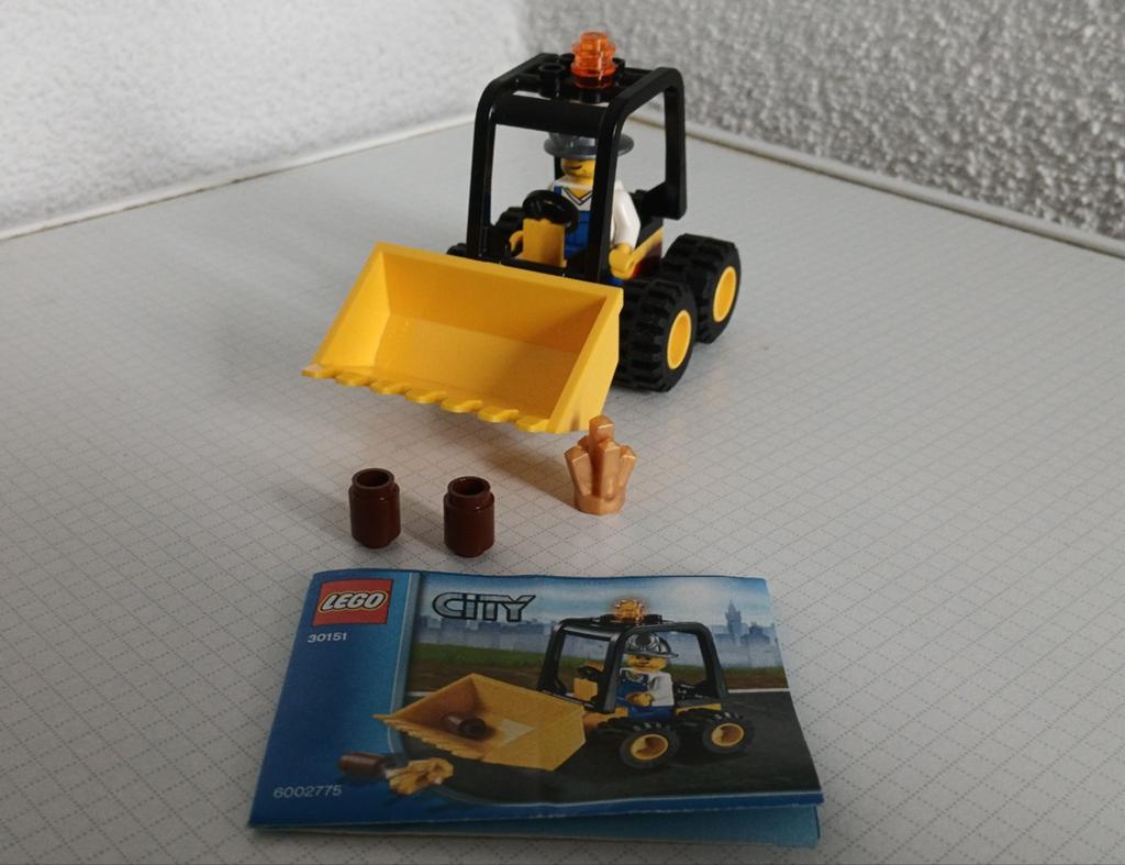 Lego City 30151 Mining Dozer met minifiguur, Compleet, Lego, Ophalen of Verzenden, Complete set