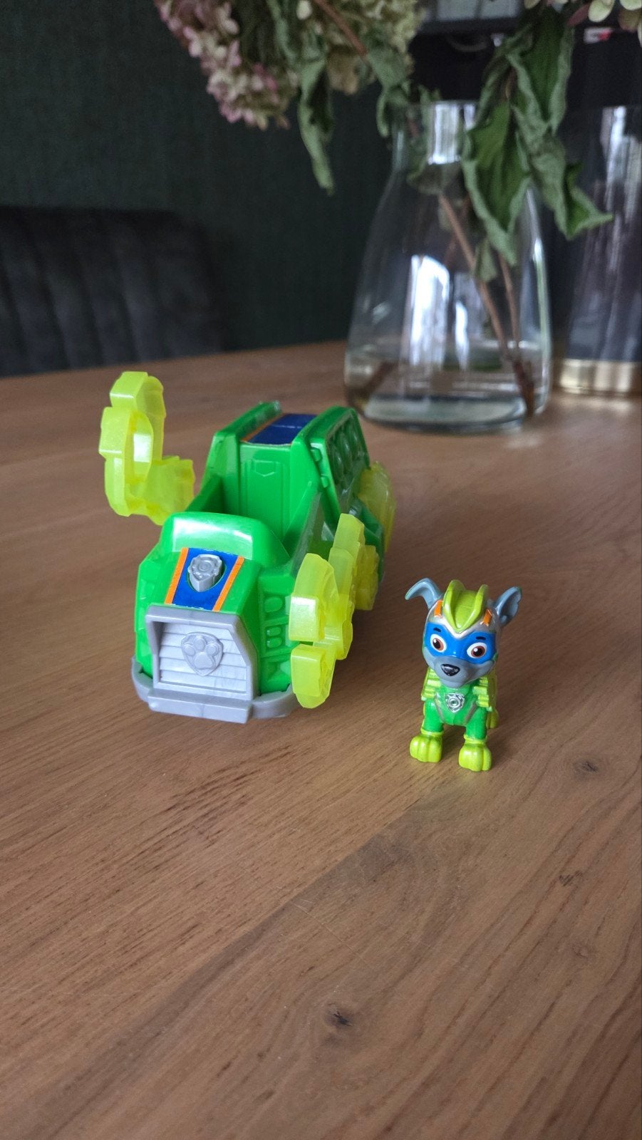 Paw Patrol Rubble voertuig met figuur, Ophalen, Gebruikt