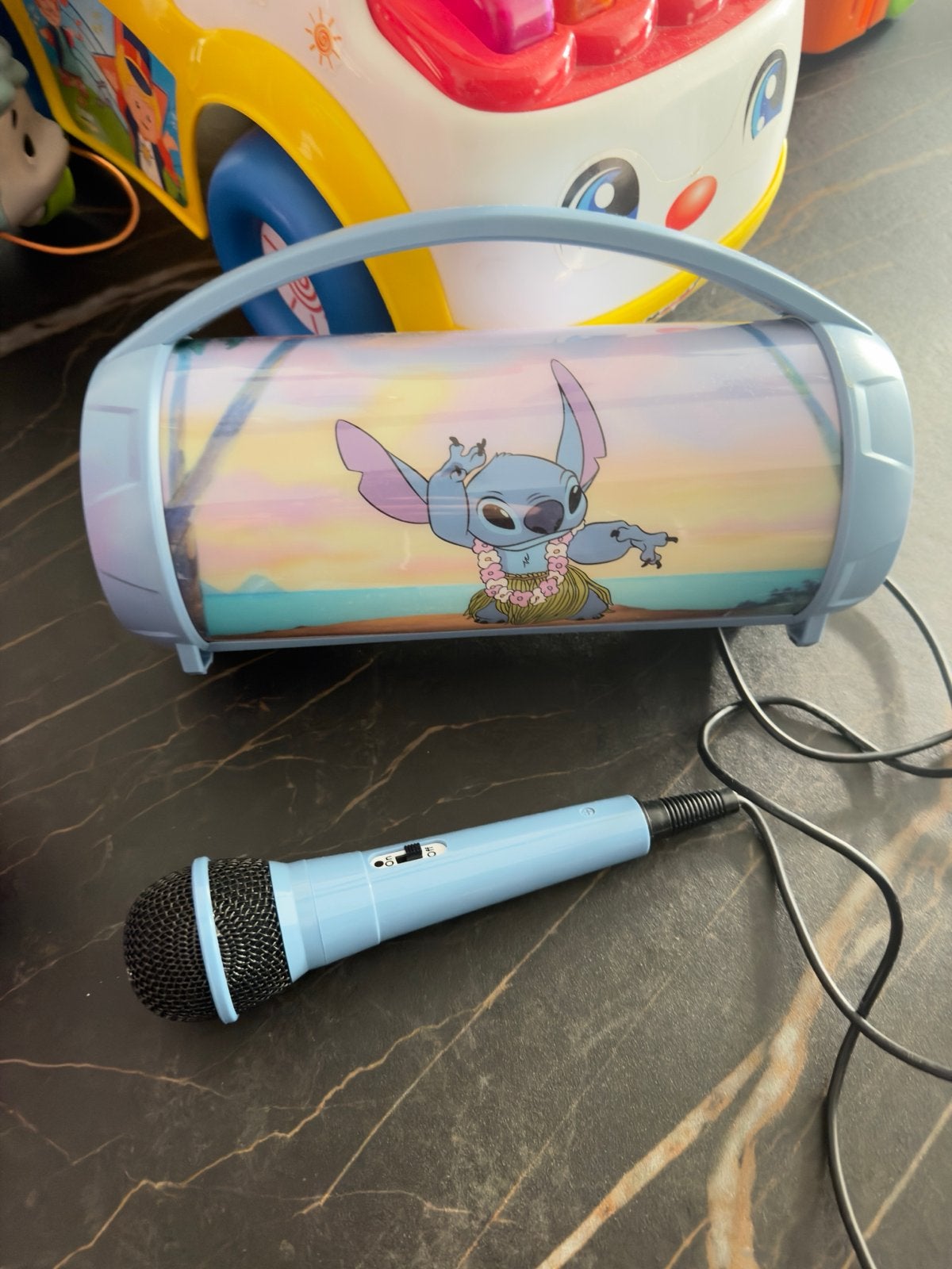 Lexibook Lilo & Stitch Karaoke Set met Microfoon, Ophalen of Verzenden, Zo goed als nieuw, Complete set