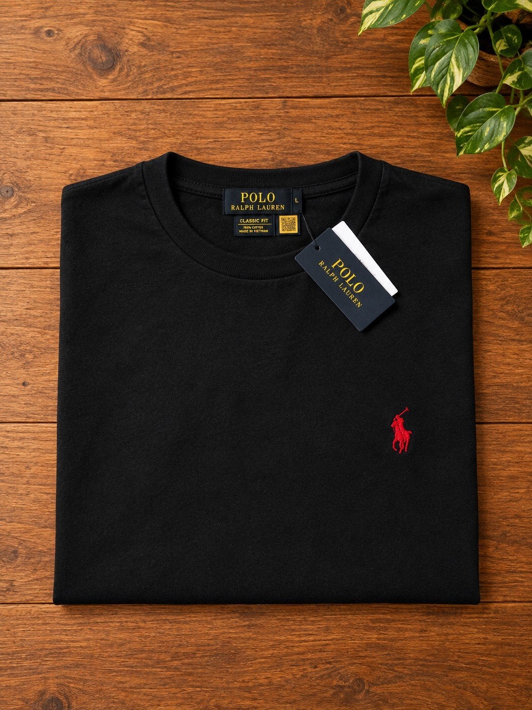 Nieuwe Ralph Lauren longsleeve met label - Maat M, Maat 48/50 (M), Zwart, Ralph Lauren, Nieuw