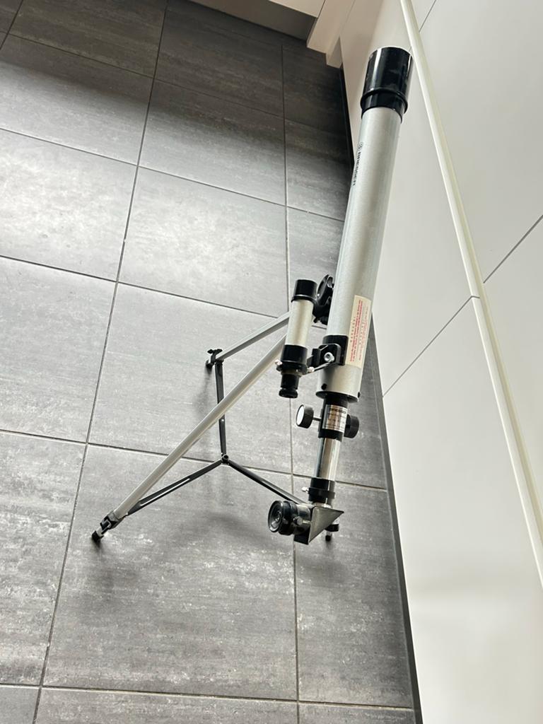 Bresser Herkules Refractor Telescoop met Statief, Ophalen, Gebruikt, Lenzentelescoop (refractor), Met statief