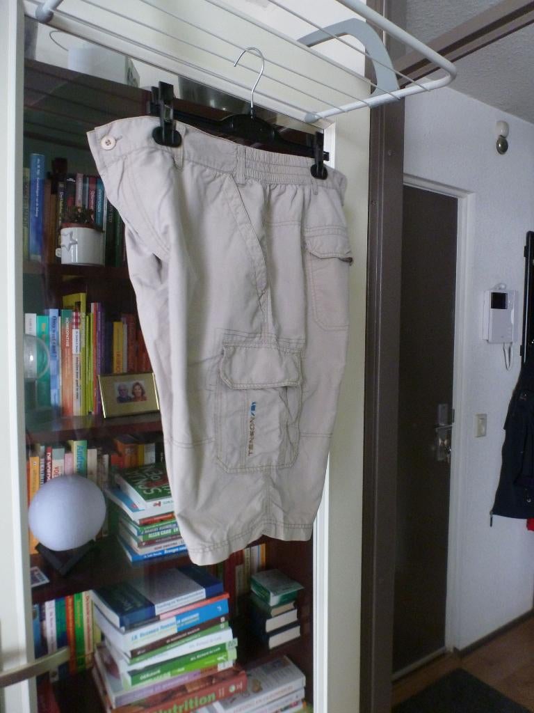 zomer TENSON knie cargo broek beige xl  -GRATIS zend, Verzenden, Zo goed als nieuw, Maat 56/58 (XL), Beige