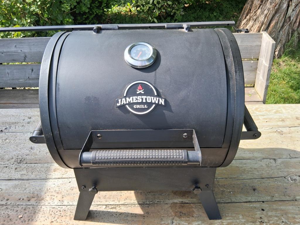 Jamestown tafelmodel grill met thermostaat, z.g.a.n., Ophalen of Verzenden, Zo goed als nieuw, Jamestown