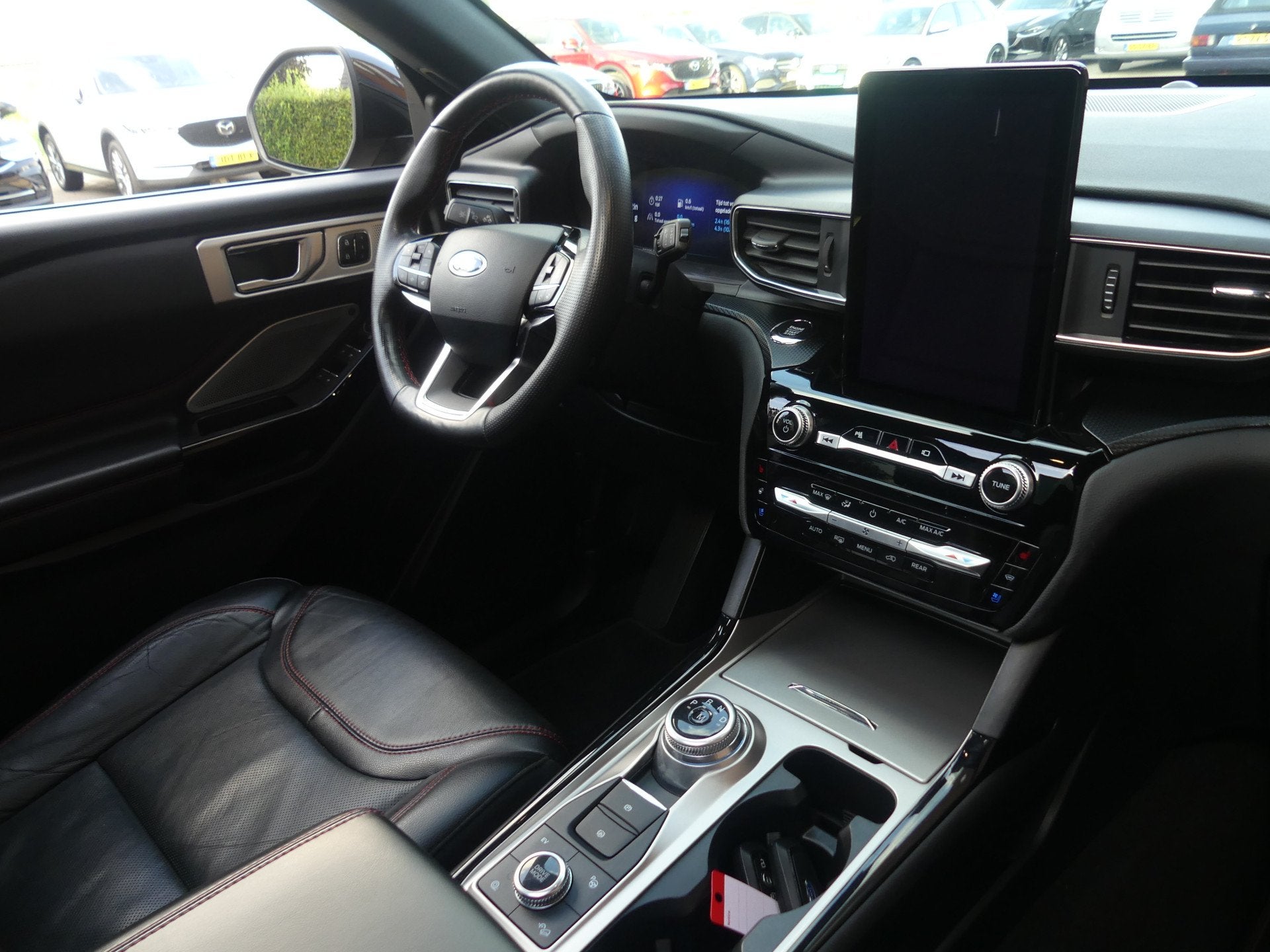 Ford Explorer 3.0 V6 EcoBoost PHEV ST-Line / Dealer onderhou, Automaat, Dealer onderhouden, 2441 kg, Zwart