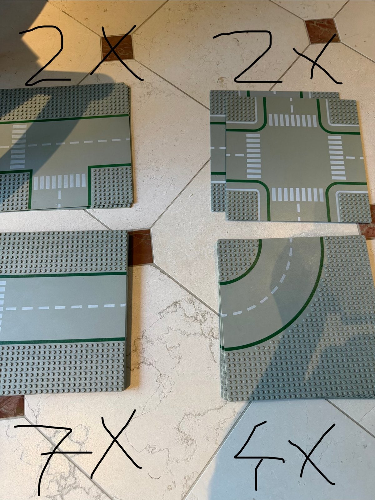 Lego vintage wegplaten, Ophalen of Verzenden, Zo goed als nieuw