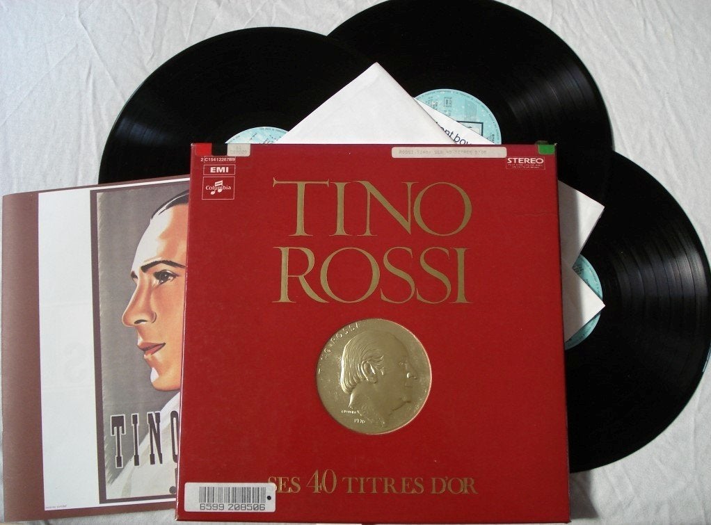 Tino Rossi - Ses 40 titres d'Or, Boxset, Gebruikt, Ophalen of Verzenden, 12 inch