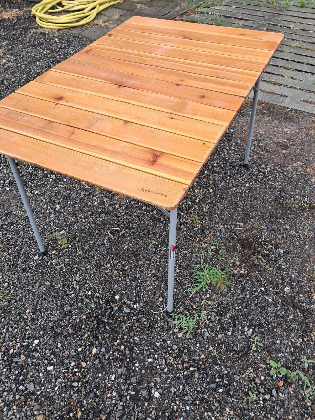 Prachtige camping tafel 120 x80 cm hoogte 70cm, Caravans en Kamperen, Ophalen, Campingtafel
