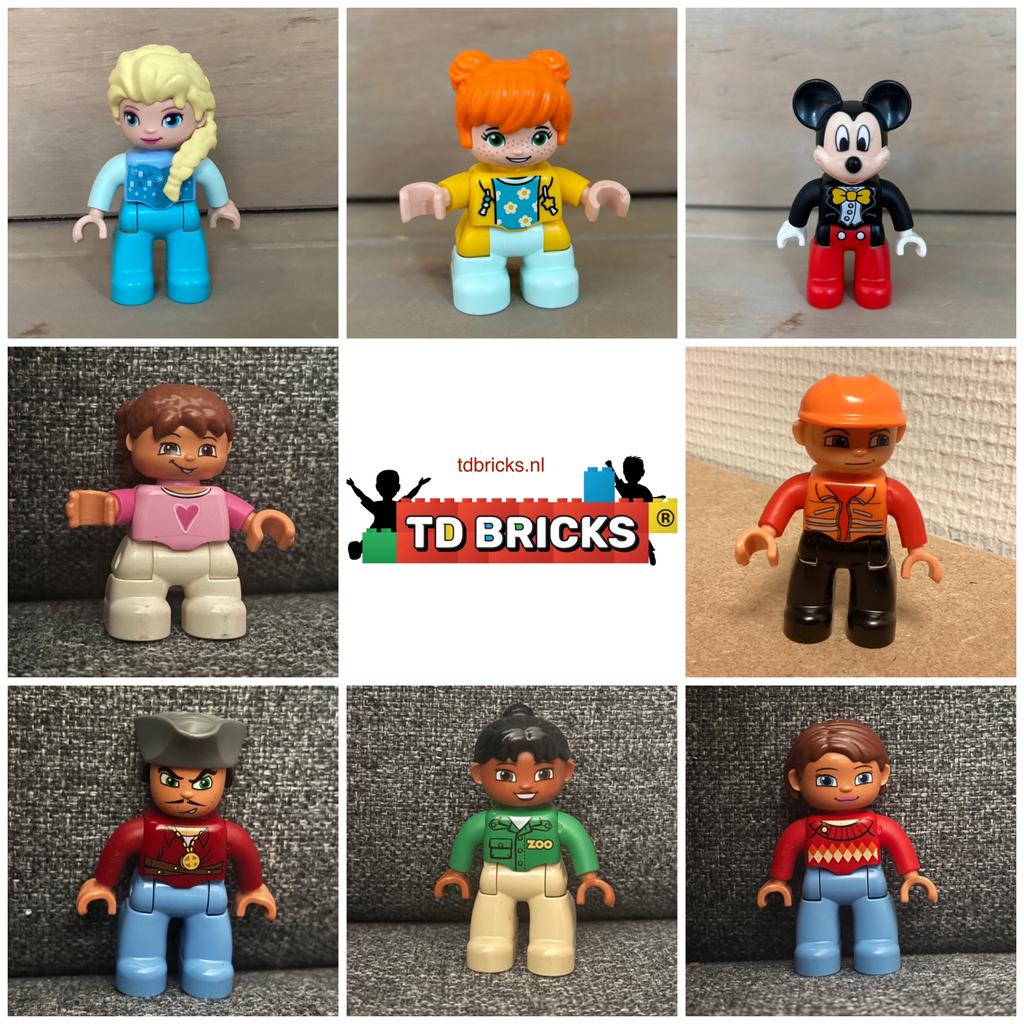 Duplo poppetjes/ pop/ vader moeder kind gezin disney, Kinderen en Baby's, Speelgoed | Duplo en Lego, Aastvej 1, 7190 Billund, Denemarken