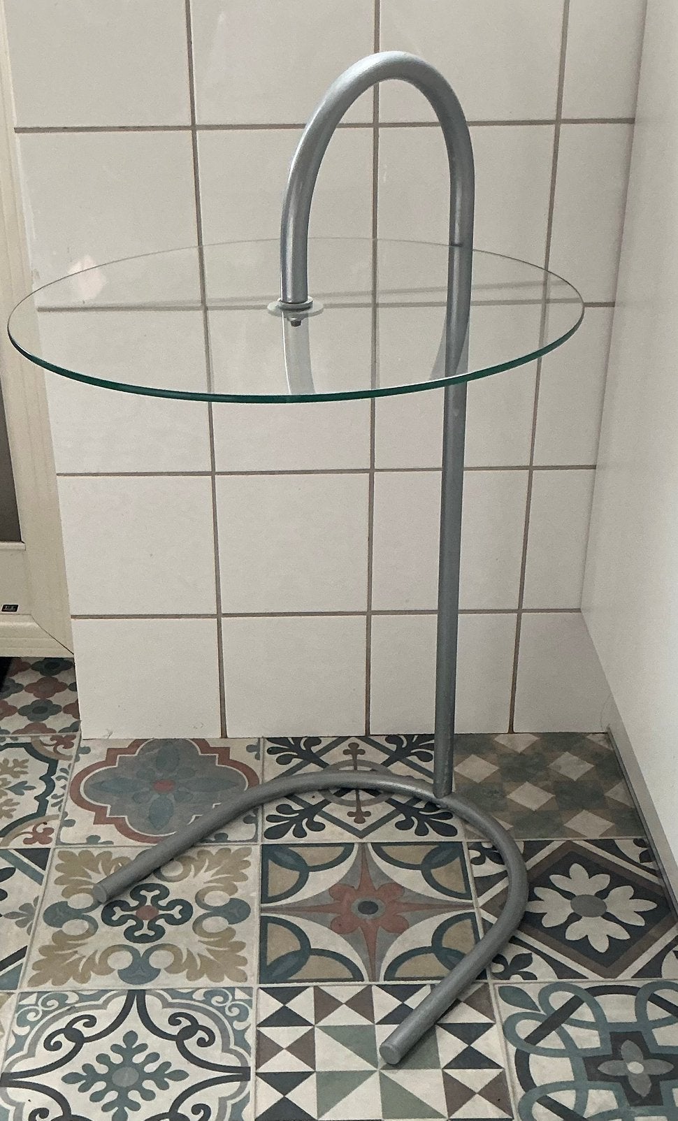 Vintage design bijzettafel IKEA RY, Minder dan 55 cm, Rond, Ophalen, 45 tot 60 cm