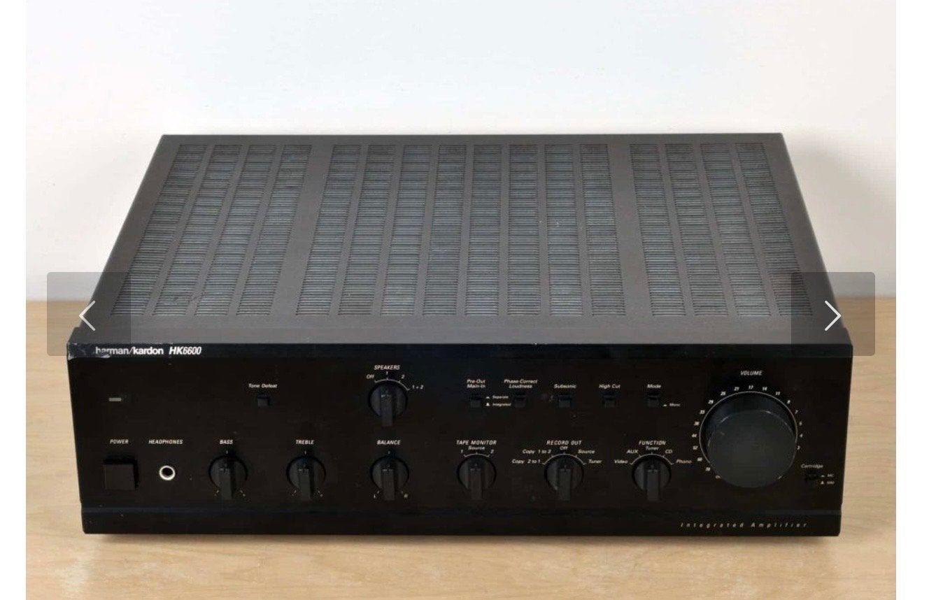 Harman/Kardon HK6600 Geïntegreerde Versterker, Audio, Tv en Foto, Overige merken, Gebruikt, Ophalen of Verzenden, 60 tot 120 watt