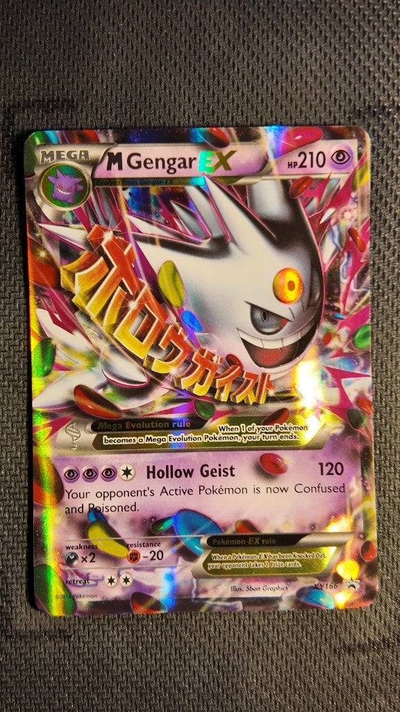 M Gengar-EX XY166 XY Black Star Promos | Pokemon kaart, Ophalen, Zo goed als nieuw, Losse kaart, Foil