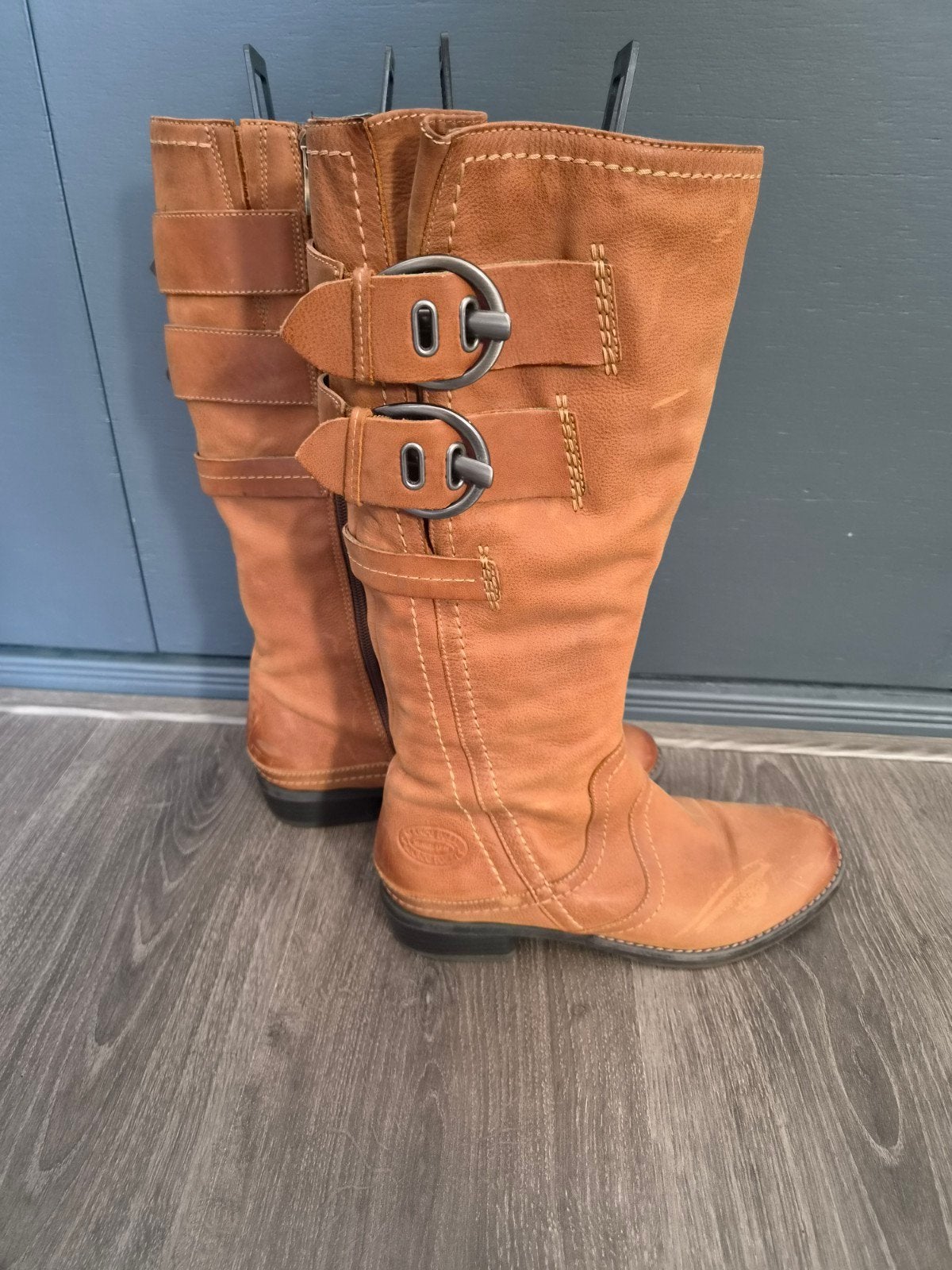 Marco Tozzi laarzen maat 39, zo goed als nieuw, Kleding | Dames, Schoenen, Hoge laarzen, Bruin, Marco Tozzi, Ophalen of Verzenden
