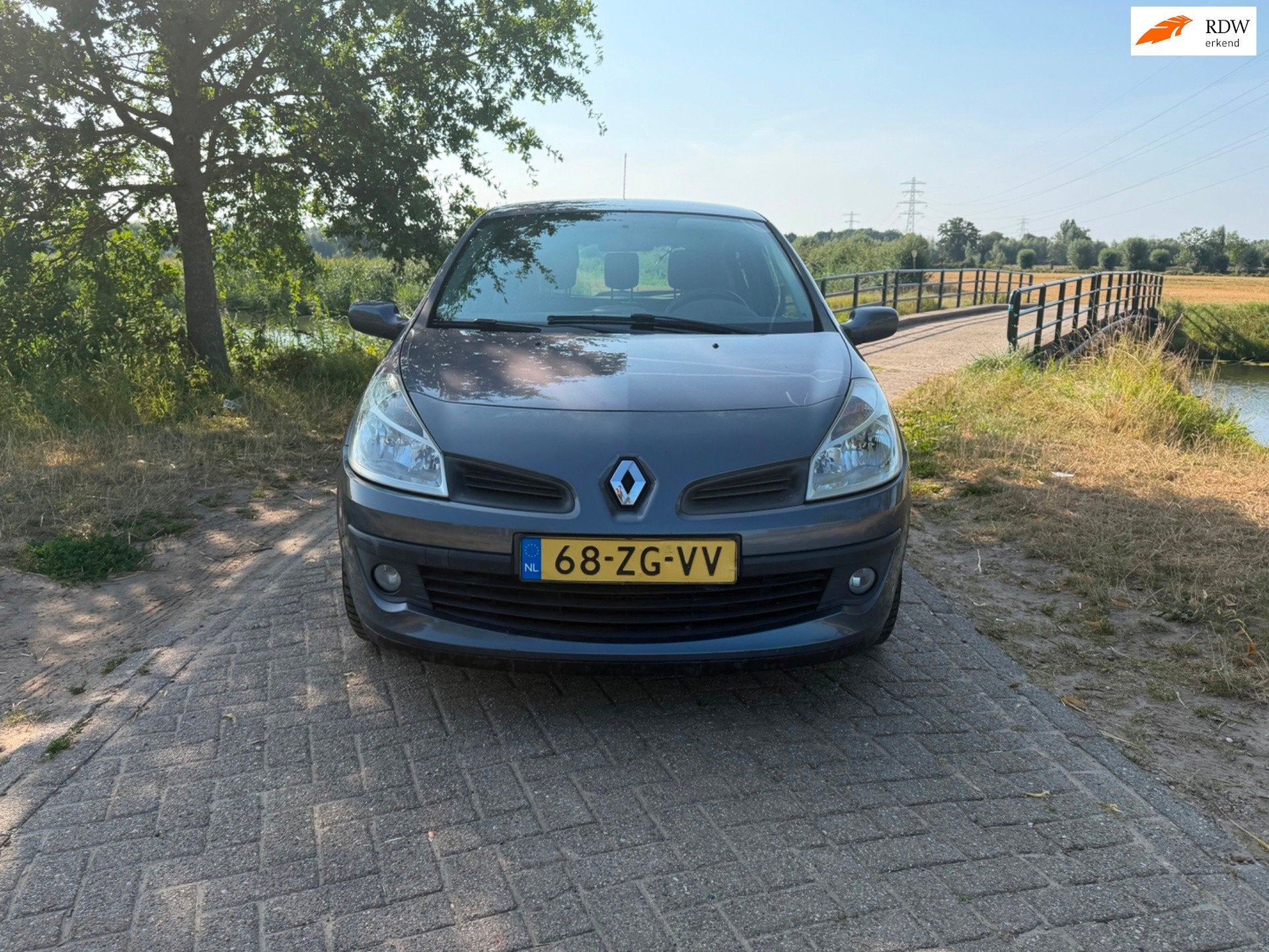 Renault Clio 1.6-16V Dynamique, Auto's, Voorwielaandrijving, Gebruikt, 4 cilinders, Blauw