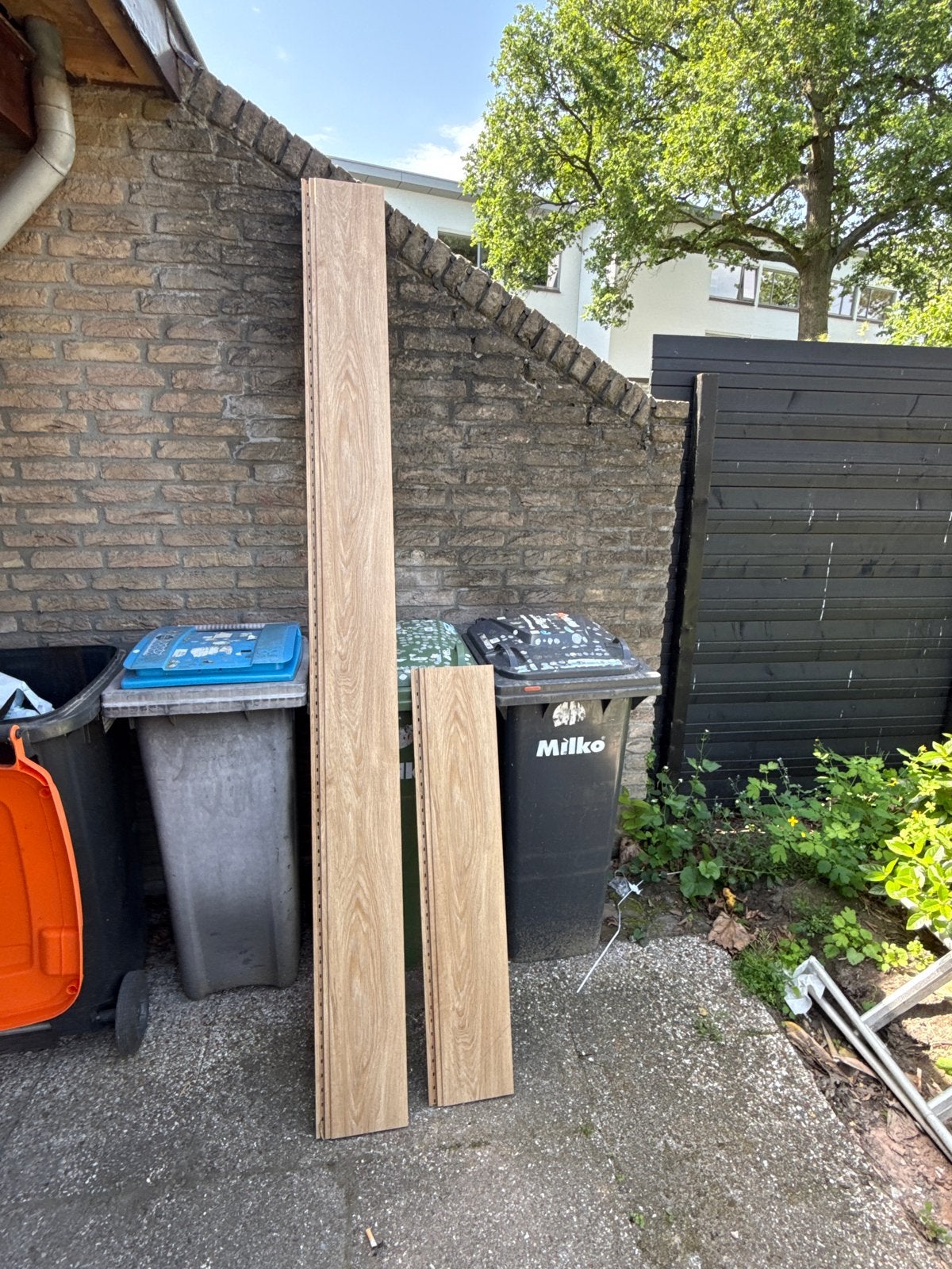 Keralit gevelbekleding Eiken 289.9760, Ophalen, Gebruikt, Minder dan 25 mm, Plank